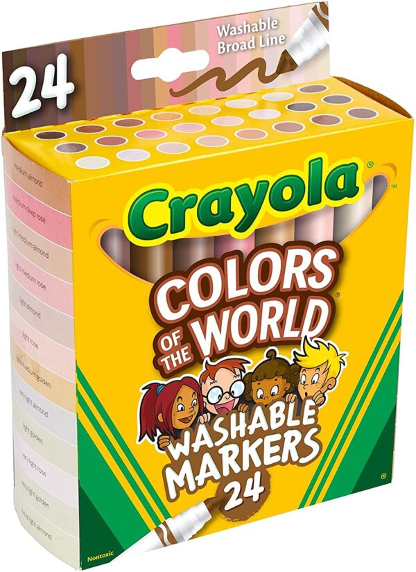 Crayola Colors of the World Markers - 24 Pack